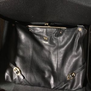 Emma Fox black leather purse